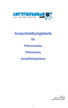 Download HS-Luftfilterbau Ausschreibungstexte
