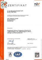 Zertifikat Umweltmanagementsystem