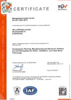 Certificate Environmental Management System